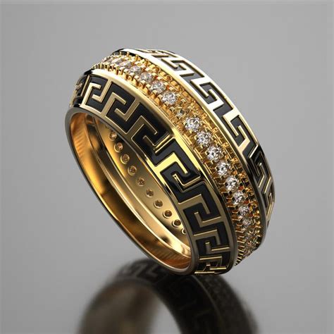 versace gold ring price|versace wedding ring.